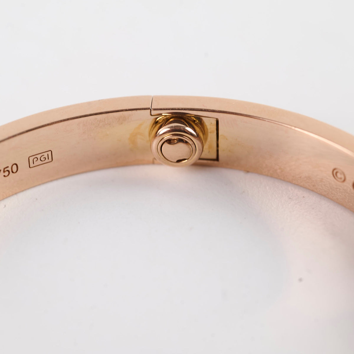 Cartier Classic Love with 4 Diamonds Rose Gold Size 17 Bracelet - photo 8