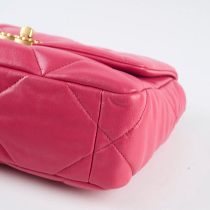 Chanel 19 Small Flap Lambskin Pink - photo 10