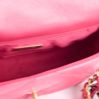 Chanel 19 Small Flap Lambskin Pink - photo 7