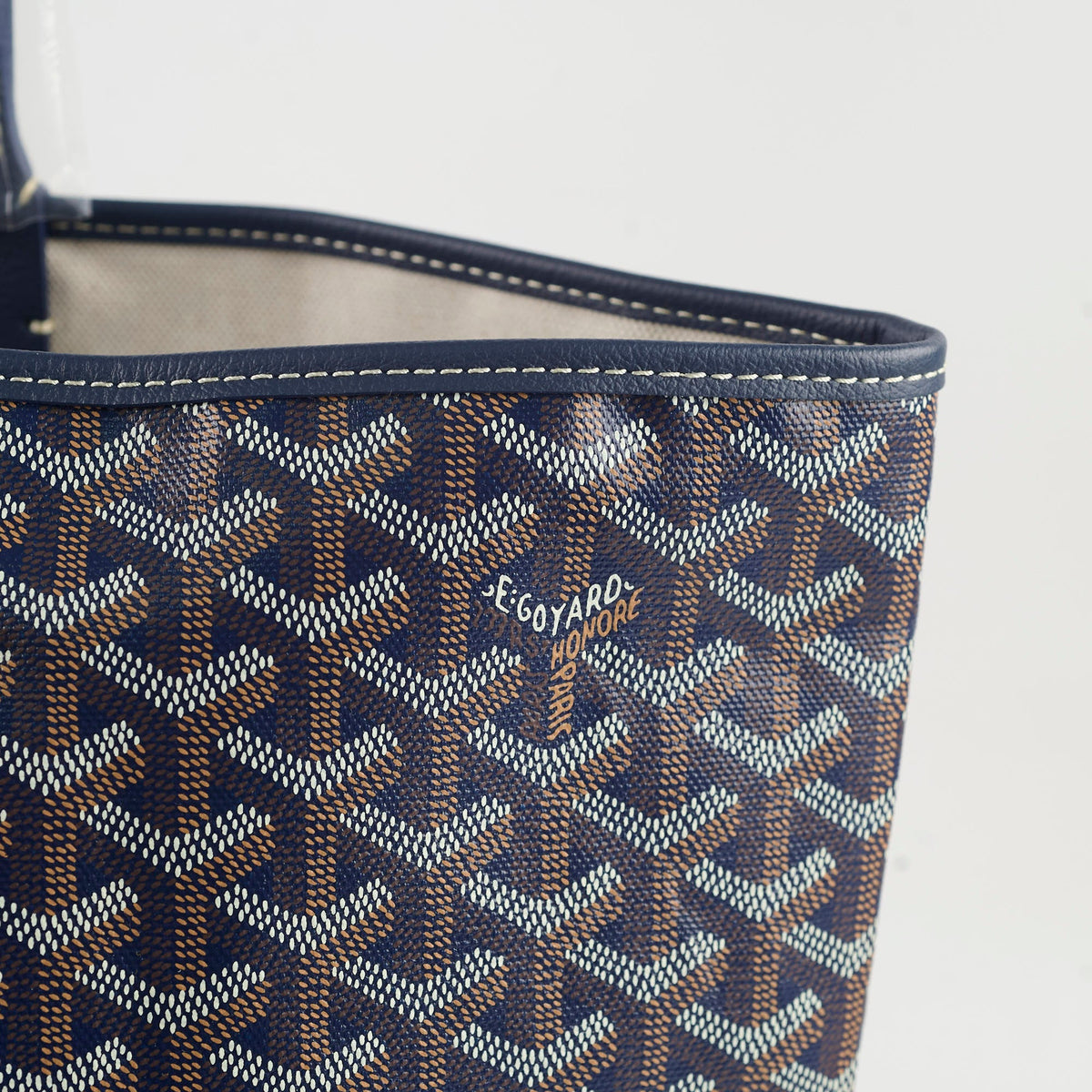 Goyard St Louis PM Tote - Navy - photo 4