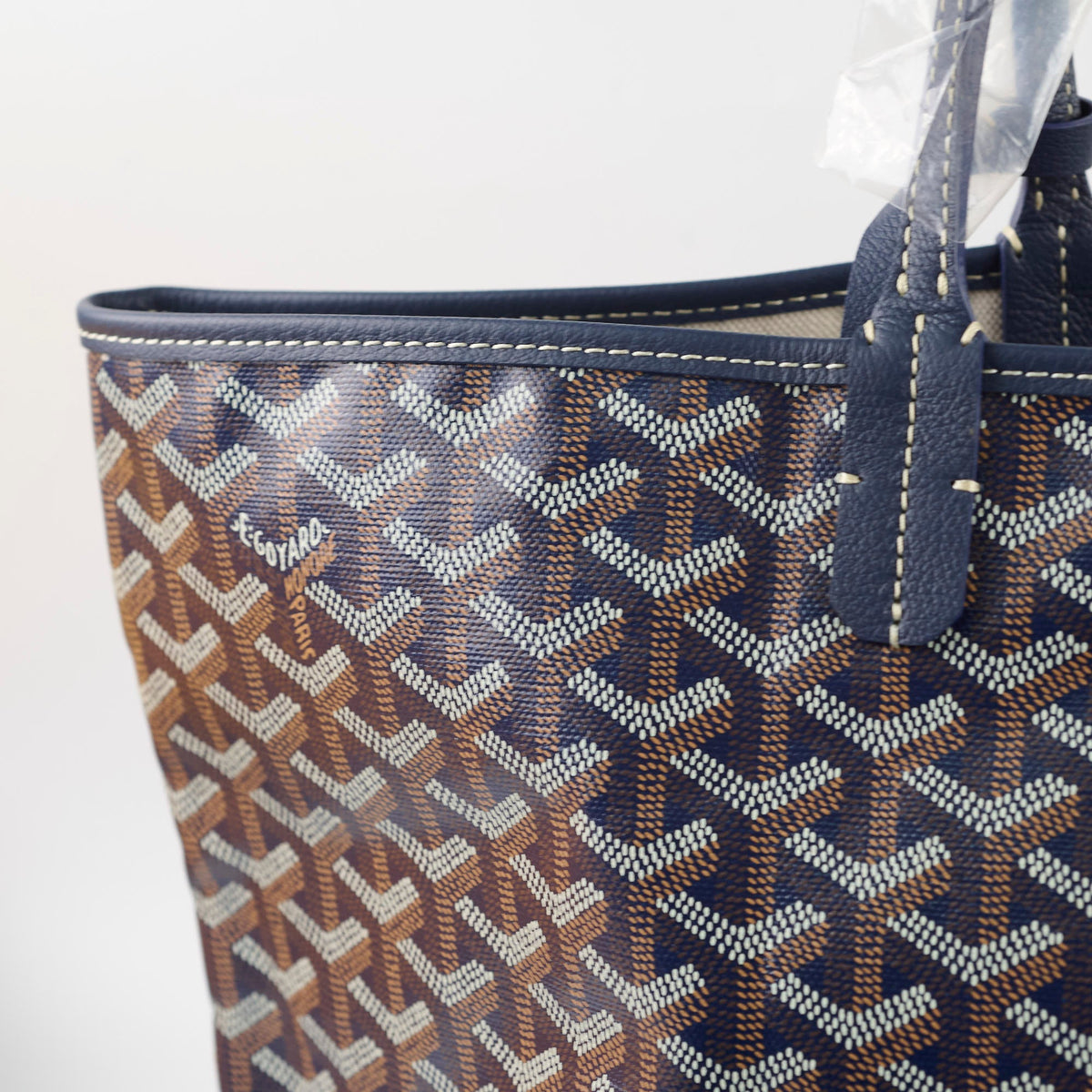 Goyard St Louis PM Tote - Navy - photo 5