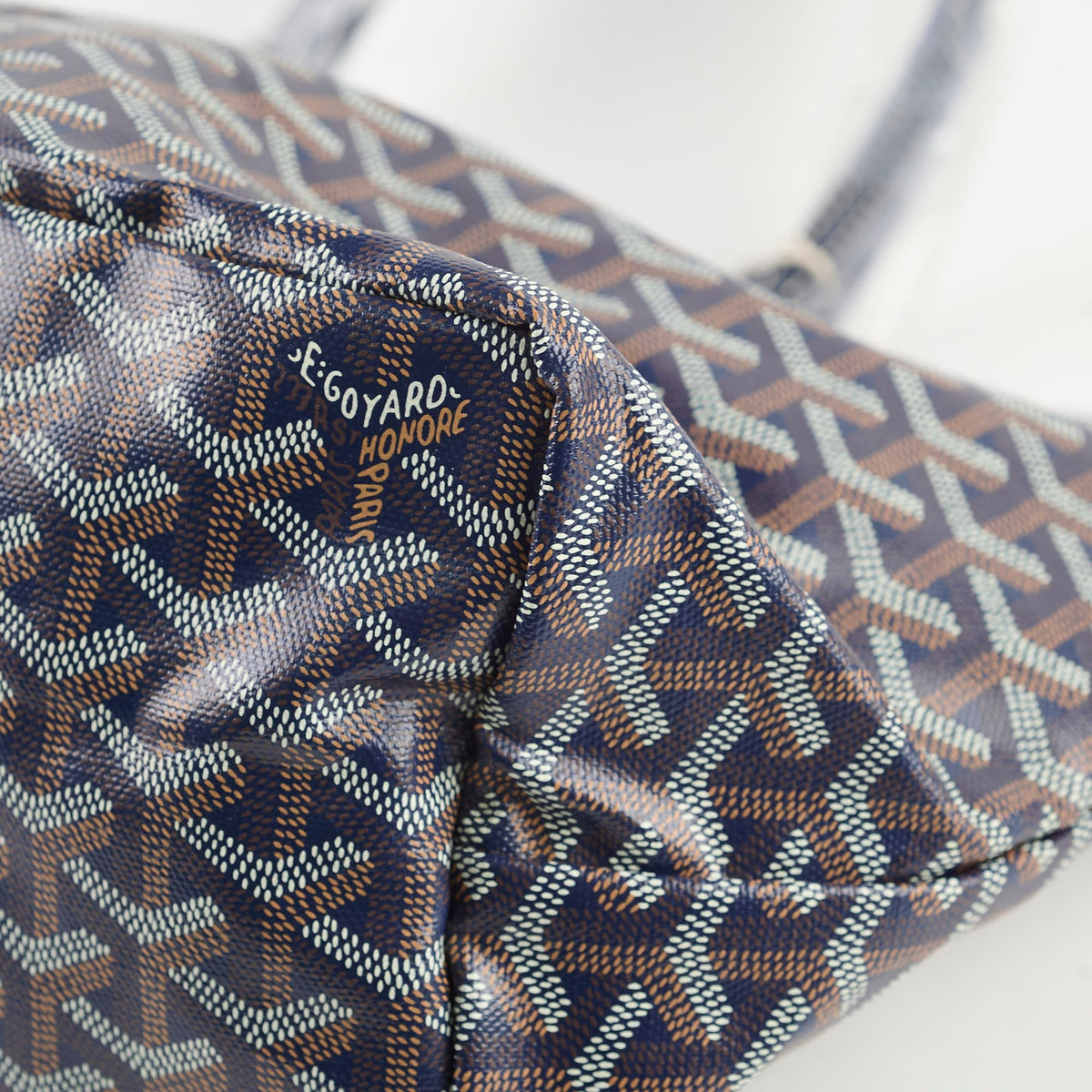 Goyard St Louis PM Tote - Navy - photo 12