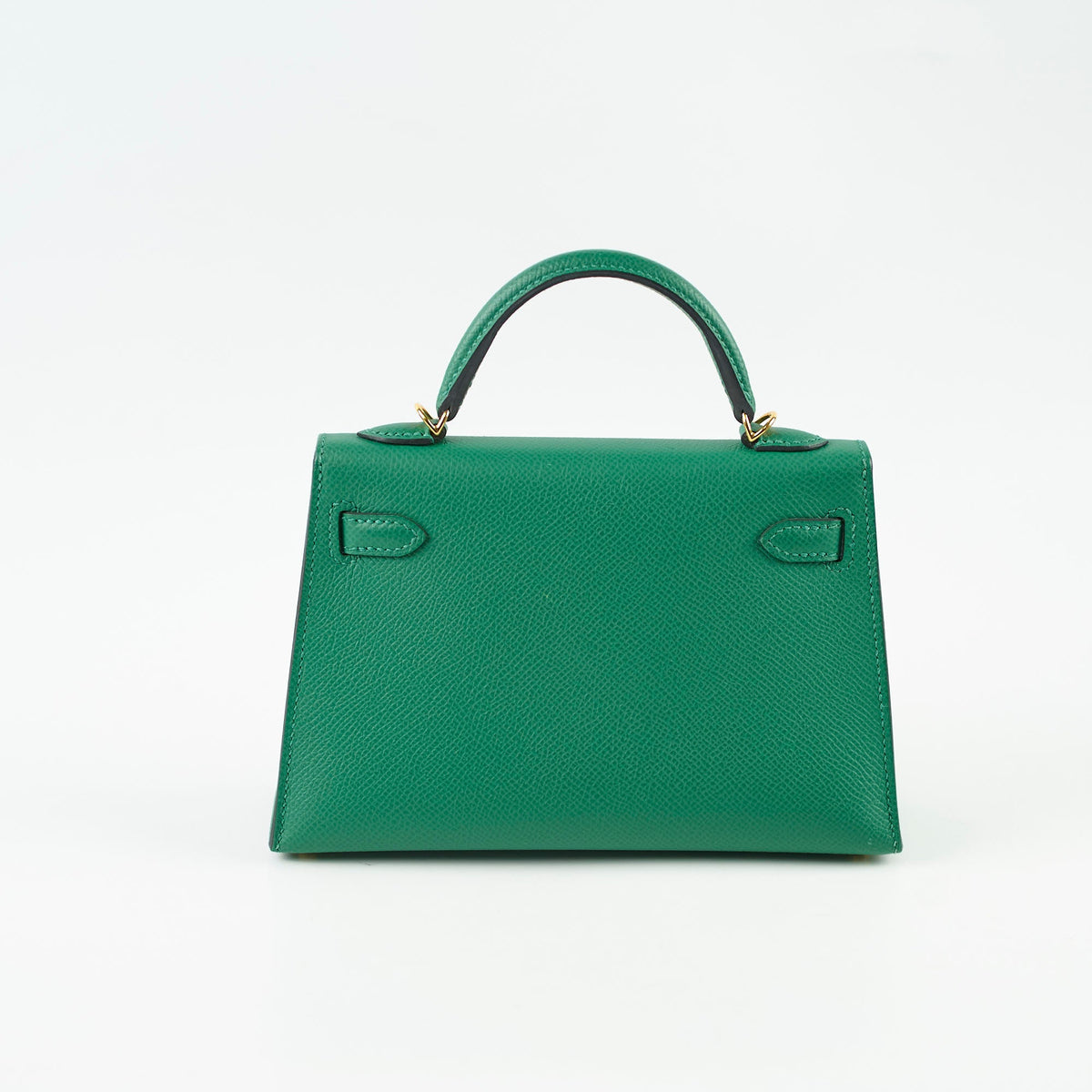 Hermes Mini Kelly Vert Vertigo Epsom - A Stamp - photo 2