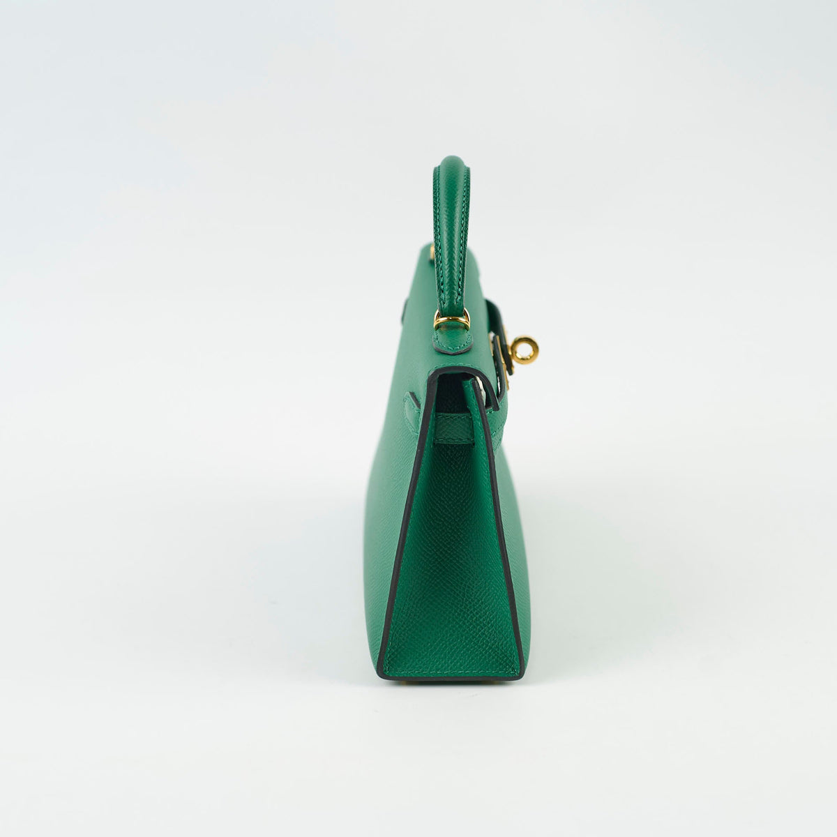 Hermes Mini Kelly Vert Vertigo Epsom - A Stamp - photo 3