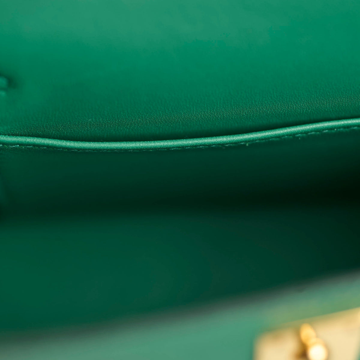Hermes Mini Kelly Vert Vertigo Epsom - A Stamp - photo 8