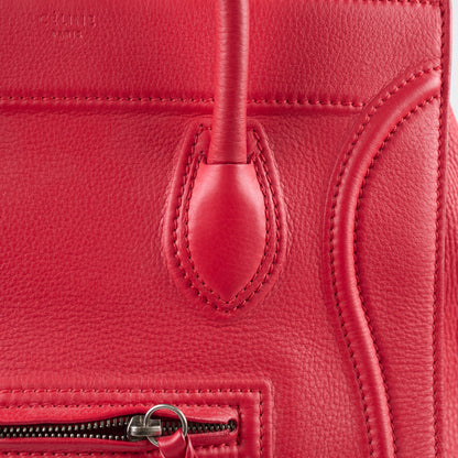 Celine Mini Luggage Red - photo 7