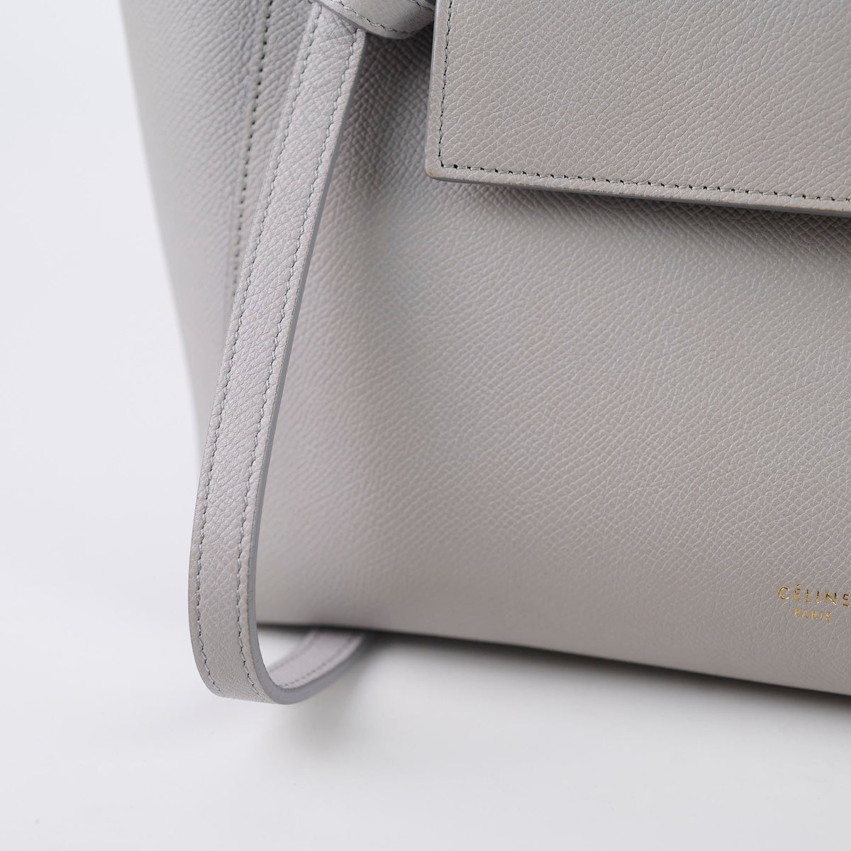 Celine Mini Belt Bag Light Grey - photo 6
