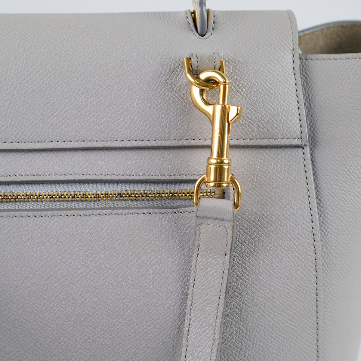 Celine Mini Belt Bag Light Grey - photo 8