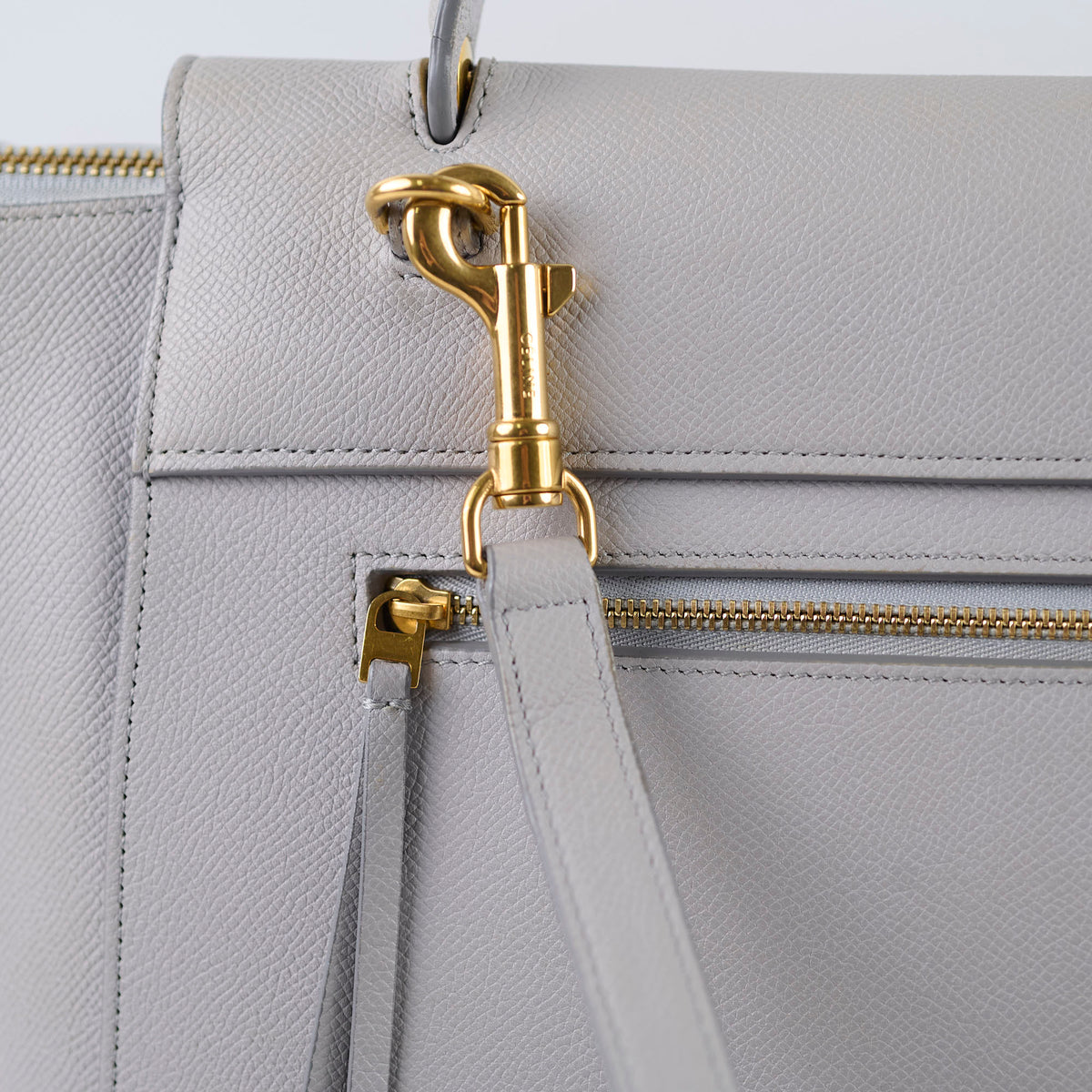 Celine Mini Belt Bag Light Grey - photo 10