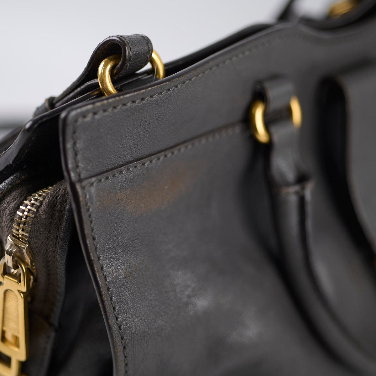 Saint Laurent Cabas Small Grey - photo 5