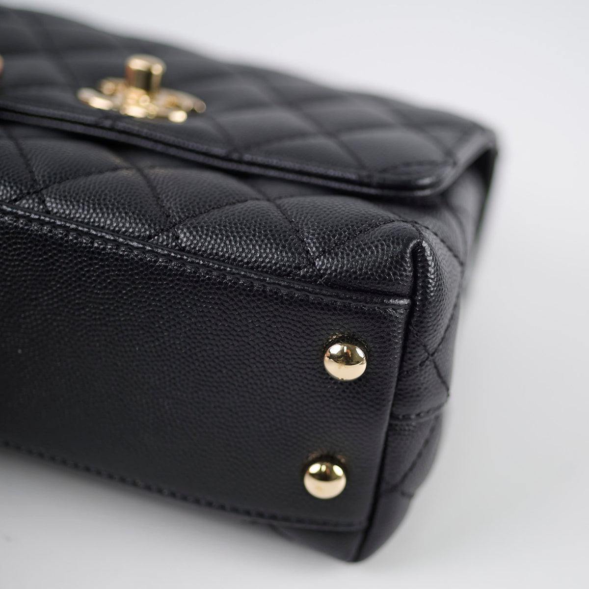 Chanel Mini Coco Handle Caviar Black - photo 7