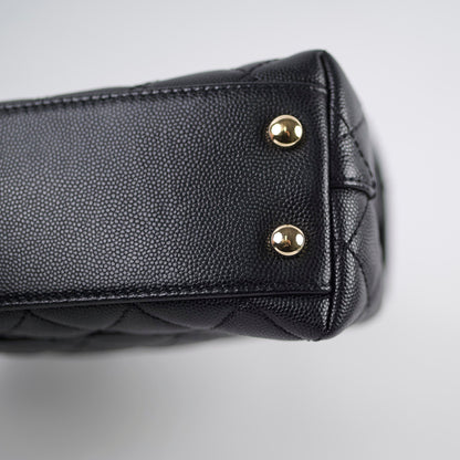 Chanel Mini Coco Handle Caviar Black - photo 8