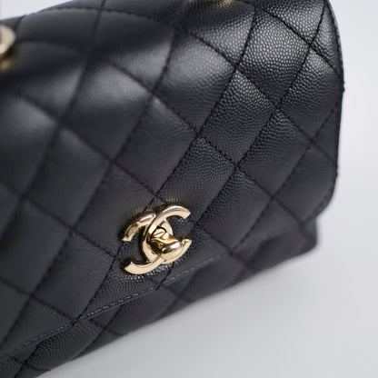 Chanel Mini Coco Handle Caviar Black - photo 9