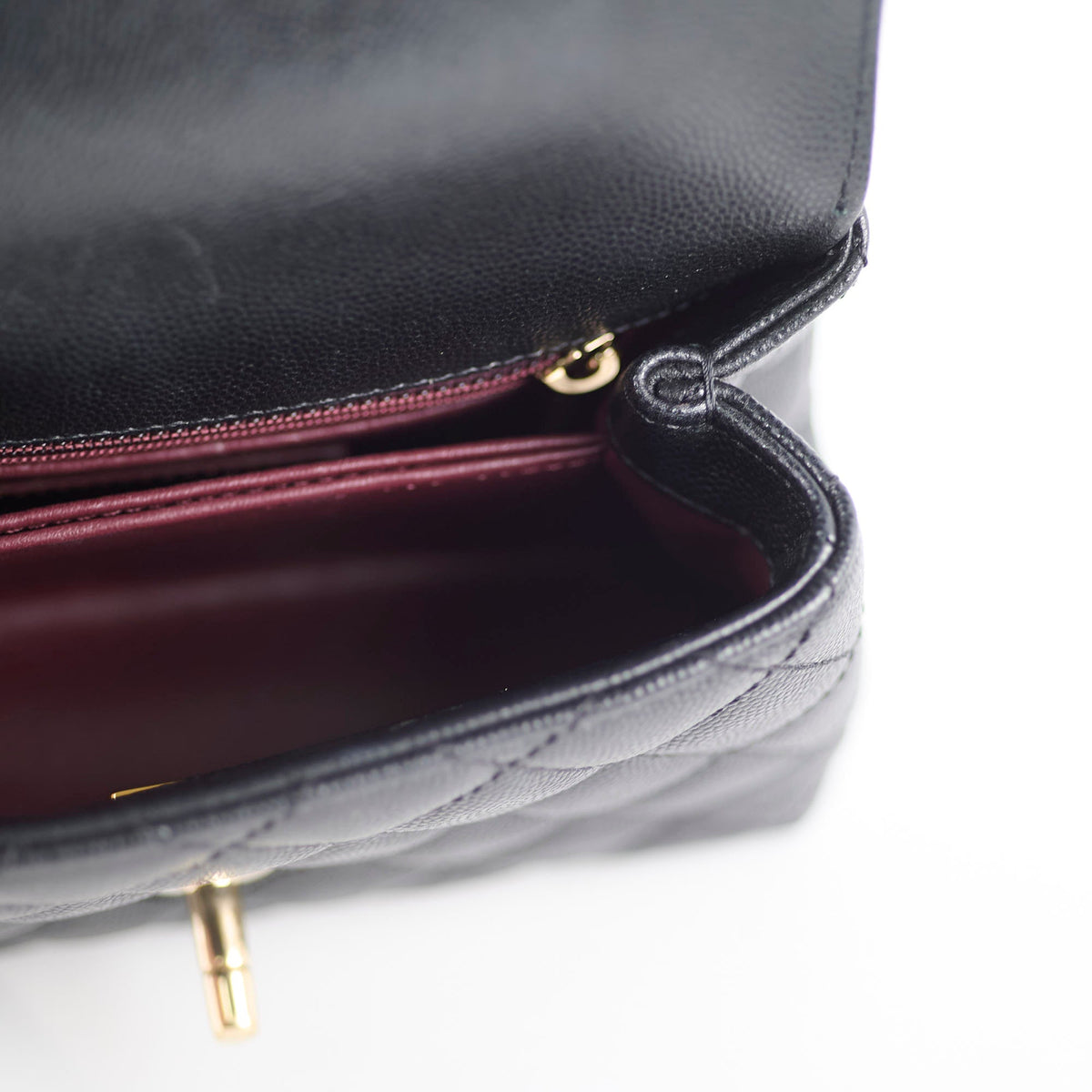 Chanel Mini Coco Handle Caviar Black - photo 10