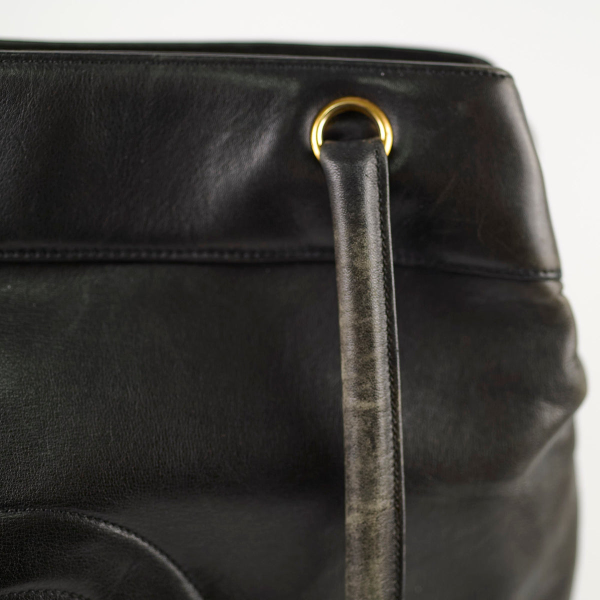 Chanel Deca Coco Mark Black Vintage Tote - photo 5