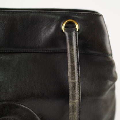 Chanel Deca Coco Mark Black Vintage Tote - photo 5