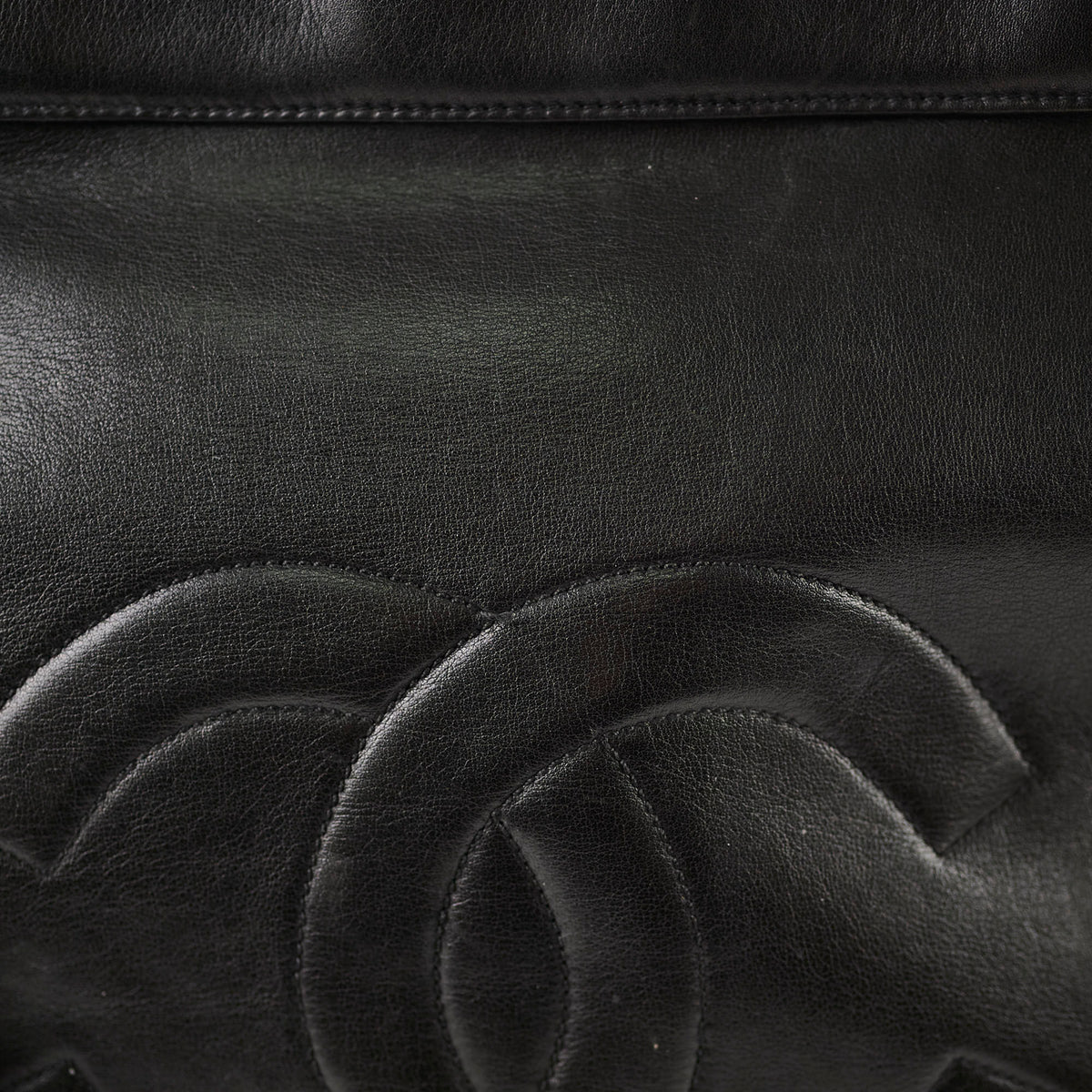 Chanel Deca Coco Mark Black Vintage Tote - photo 6