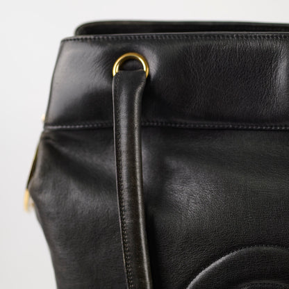 Chanel Deca Coco Mark Black Vintage Tote - photo 7