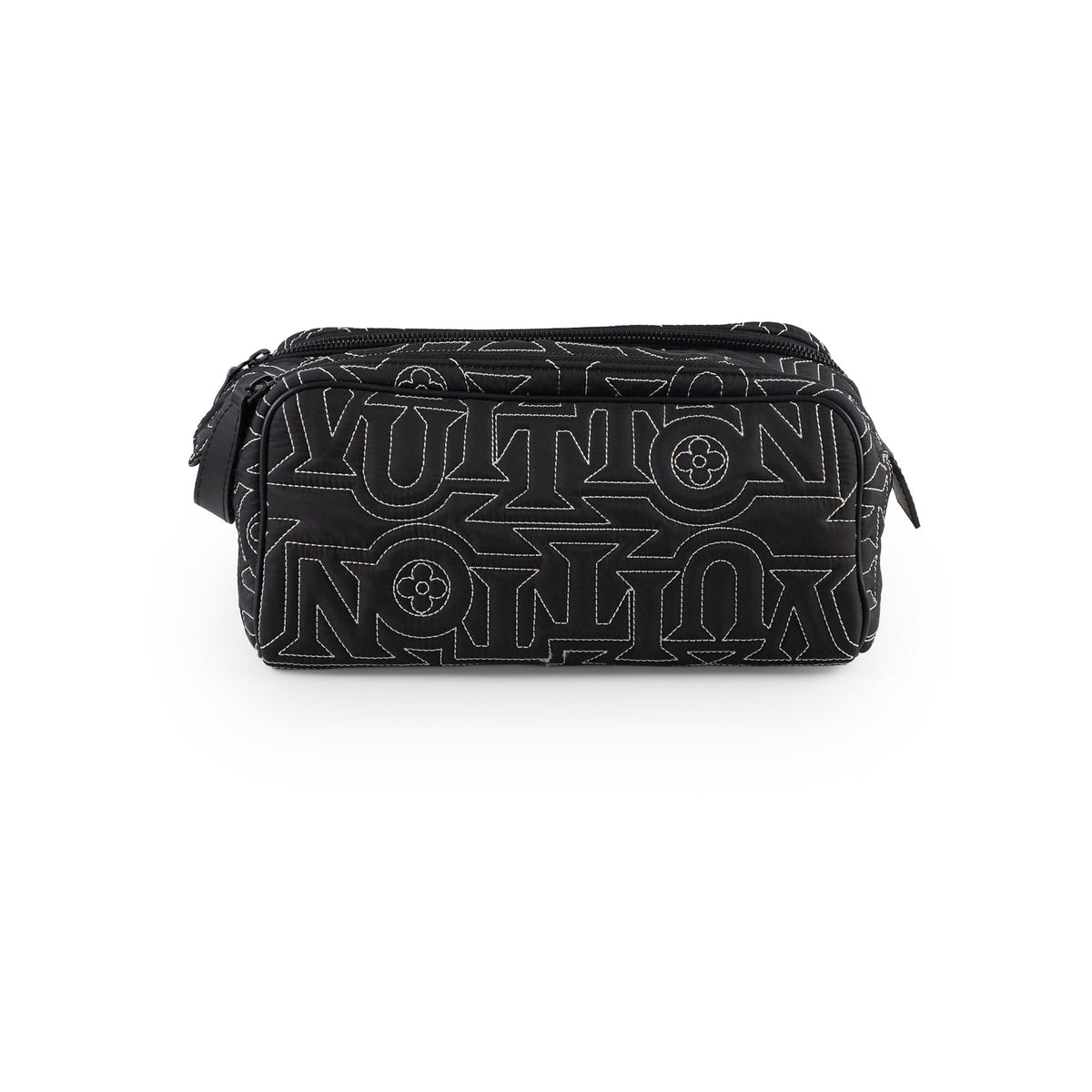 Louis Vuitton Dopp Kit Pouch Black Nylon - photo 1