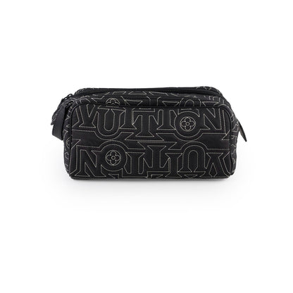 Louis Vuitton Dopp Kit Pouch Black Nylon - photo 1