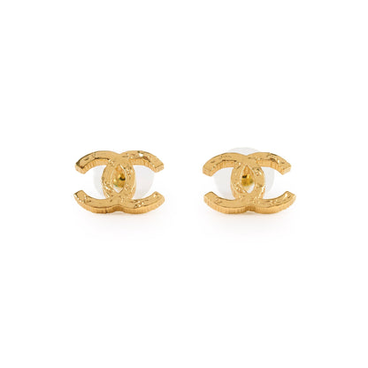 Chanel Gold CC Earrings Costume Jewellery - photo 1