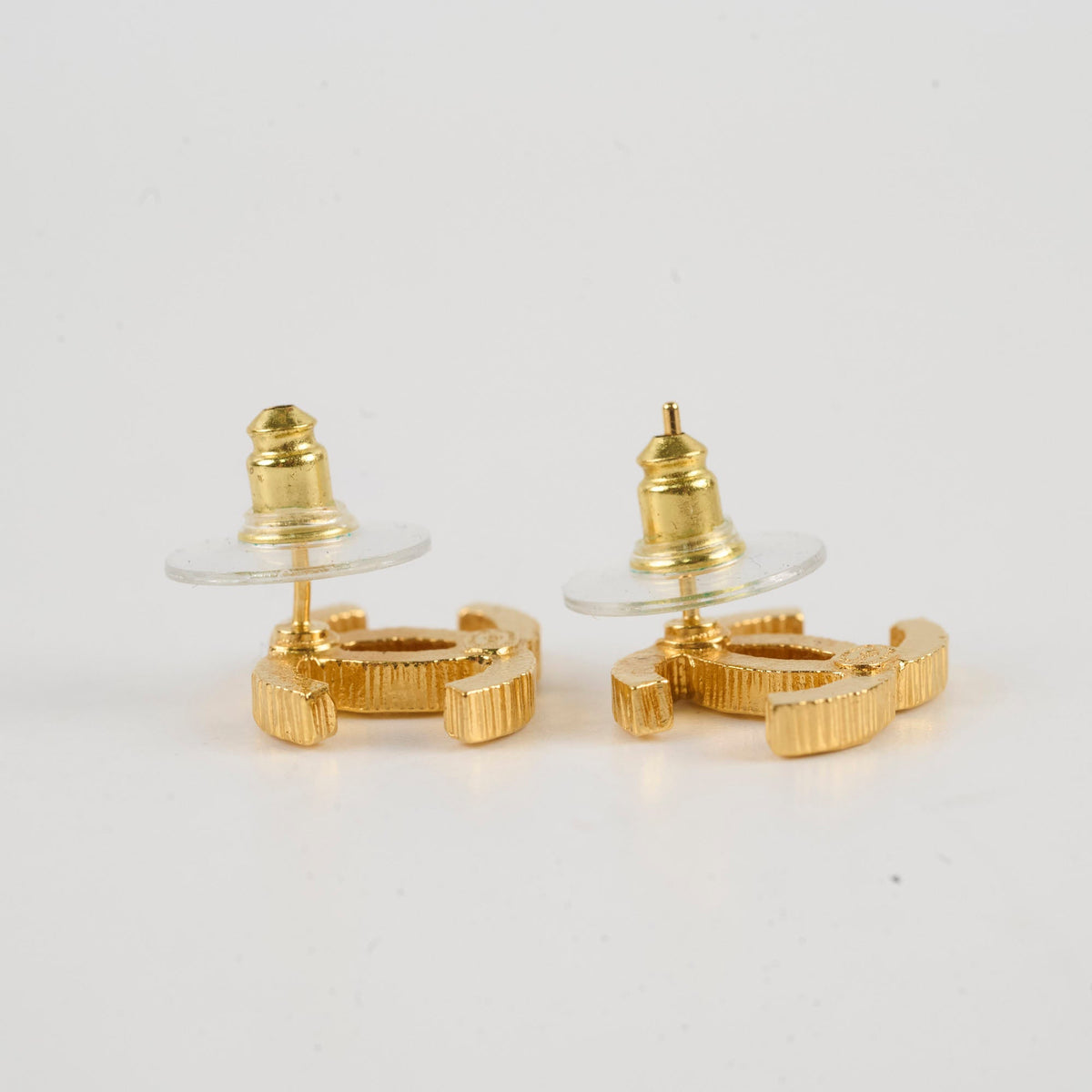 Chanel Gold CC Earrings Costume Jewellery - photo 3