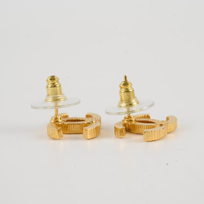Chanel Gold CC Earrings Costume Jewellery - photo 3