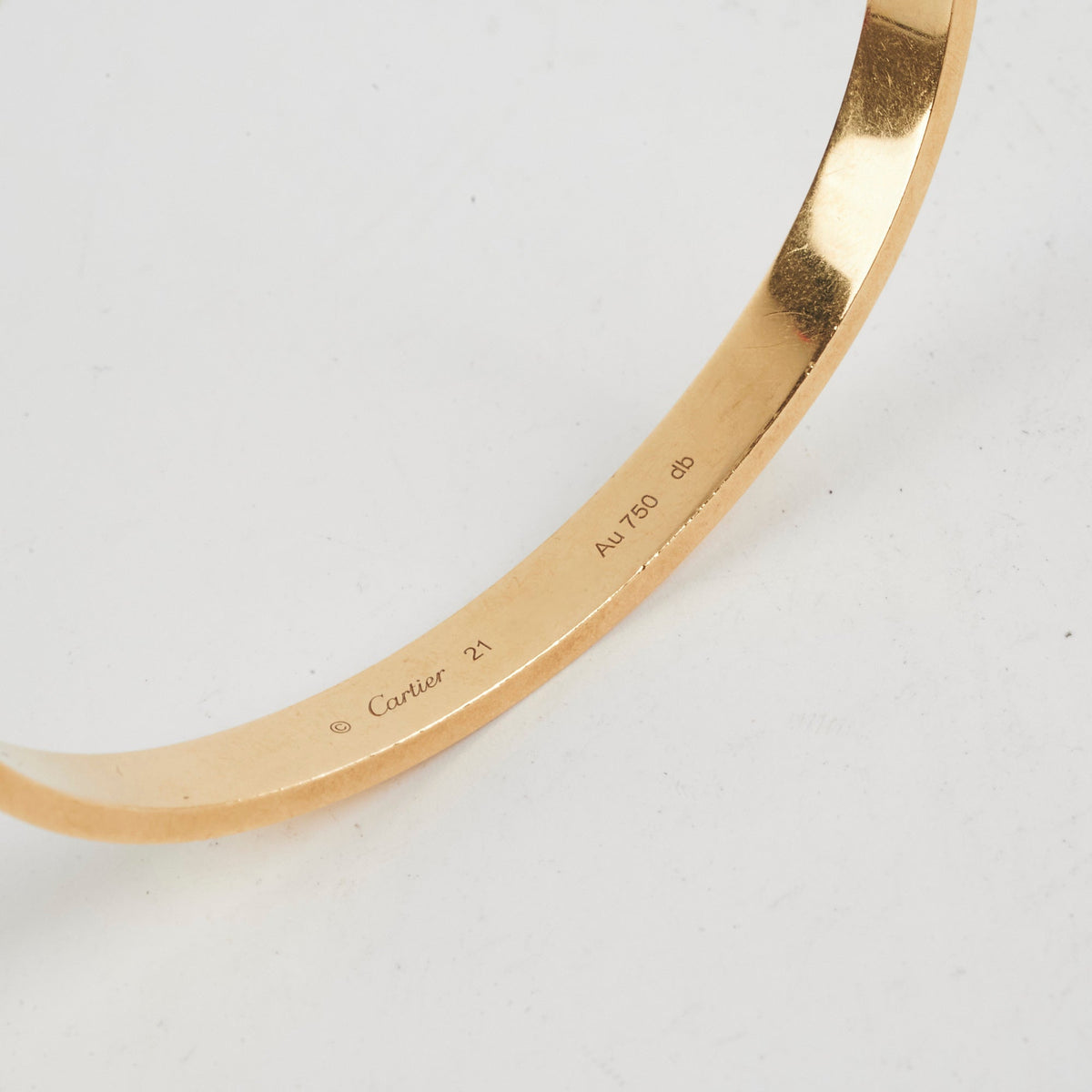 Cartier Love Bracelet Yellow Gold Size 21 - photo 8