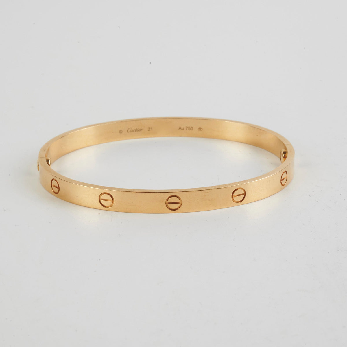 Cartier Love Bracelet Yellow Gold Size 21 - photo 3