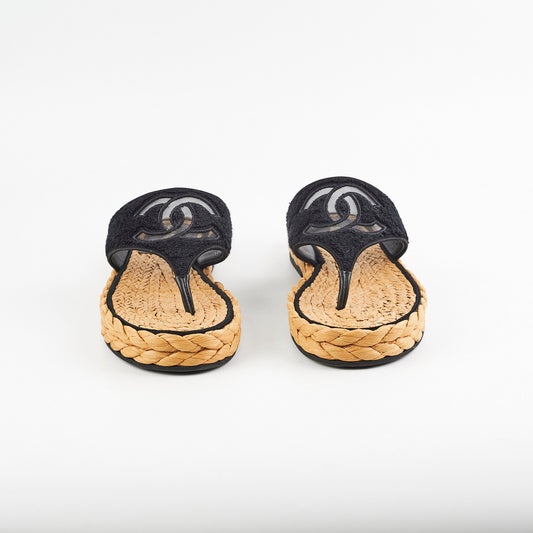 Chanel Sandals Black Size 40.5 - photo 2