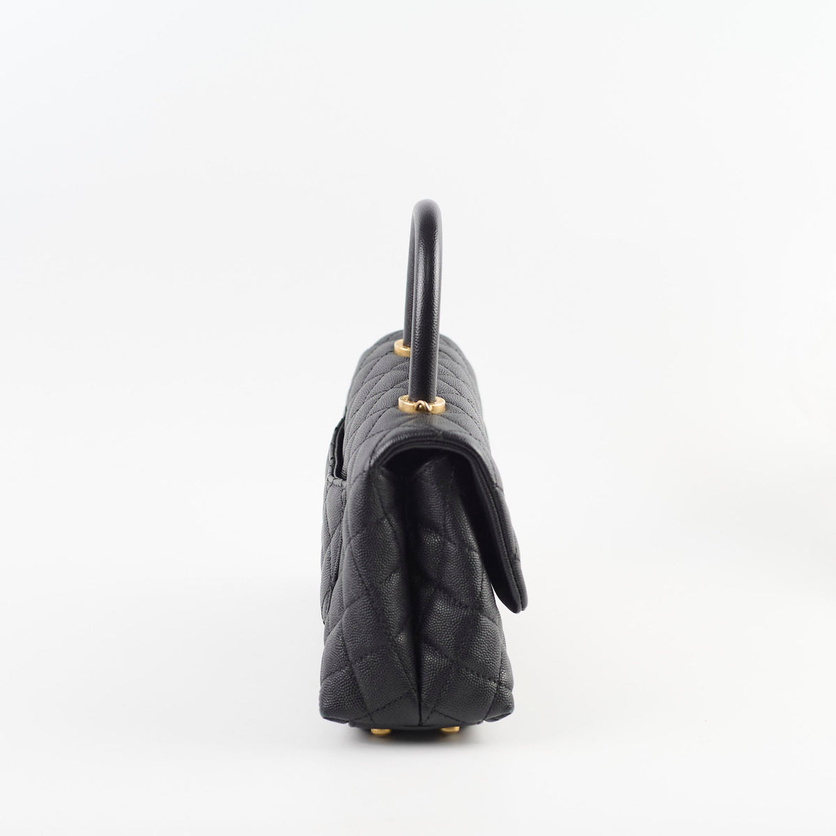 Chanel Small Coco Handle Caviar Black - photo 3