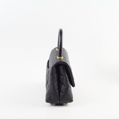 Chanel Small Coco Handle Caviar Black - photo 3