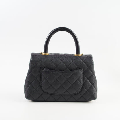 Chanel Small Coco Handle Caviar Black - photo 2
