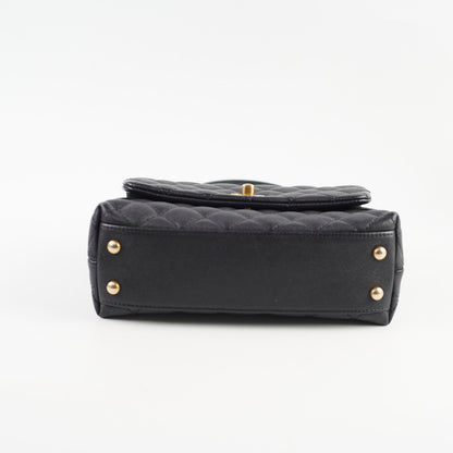 Chanel Small Coco Handle Caviar Black - photo 4