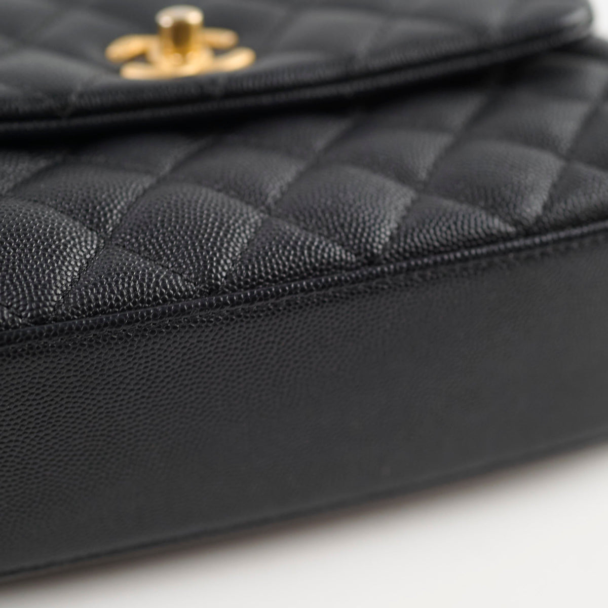 Chanel Small Coco Handle Caviar Black - photo 16