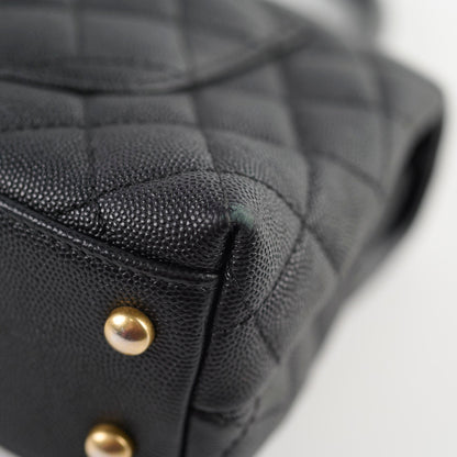 Chanel Small Coco Handle Caviar Black - photo 19
