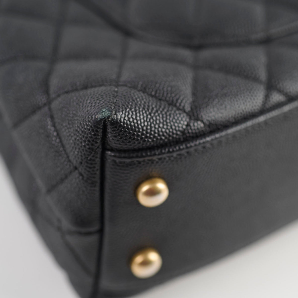Chanel Small Coco Handle Caviar Black - photo 13