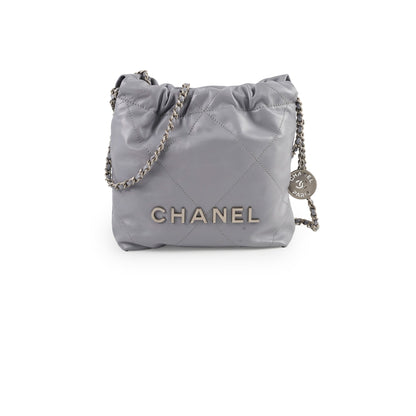 Chanel Mini 22 Grey (microchip) - photo 1
