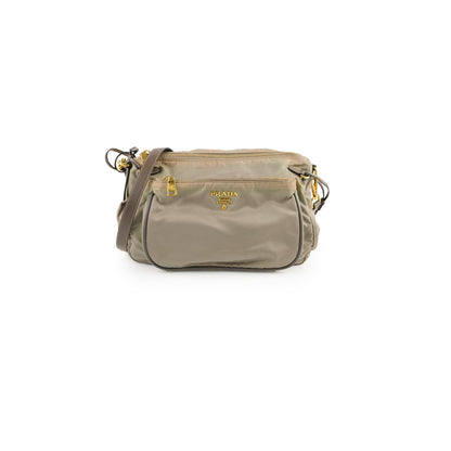 Prada Nylon Shoulder Bag Khaki Green - photo 1