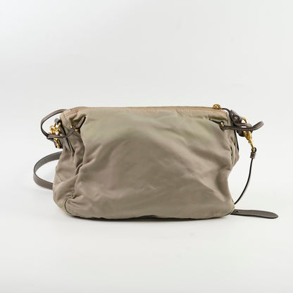 Prada Nylon Shoulder Bag Khaki Green - photo 2