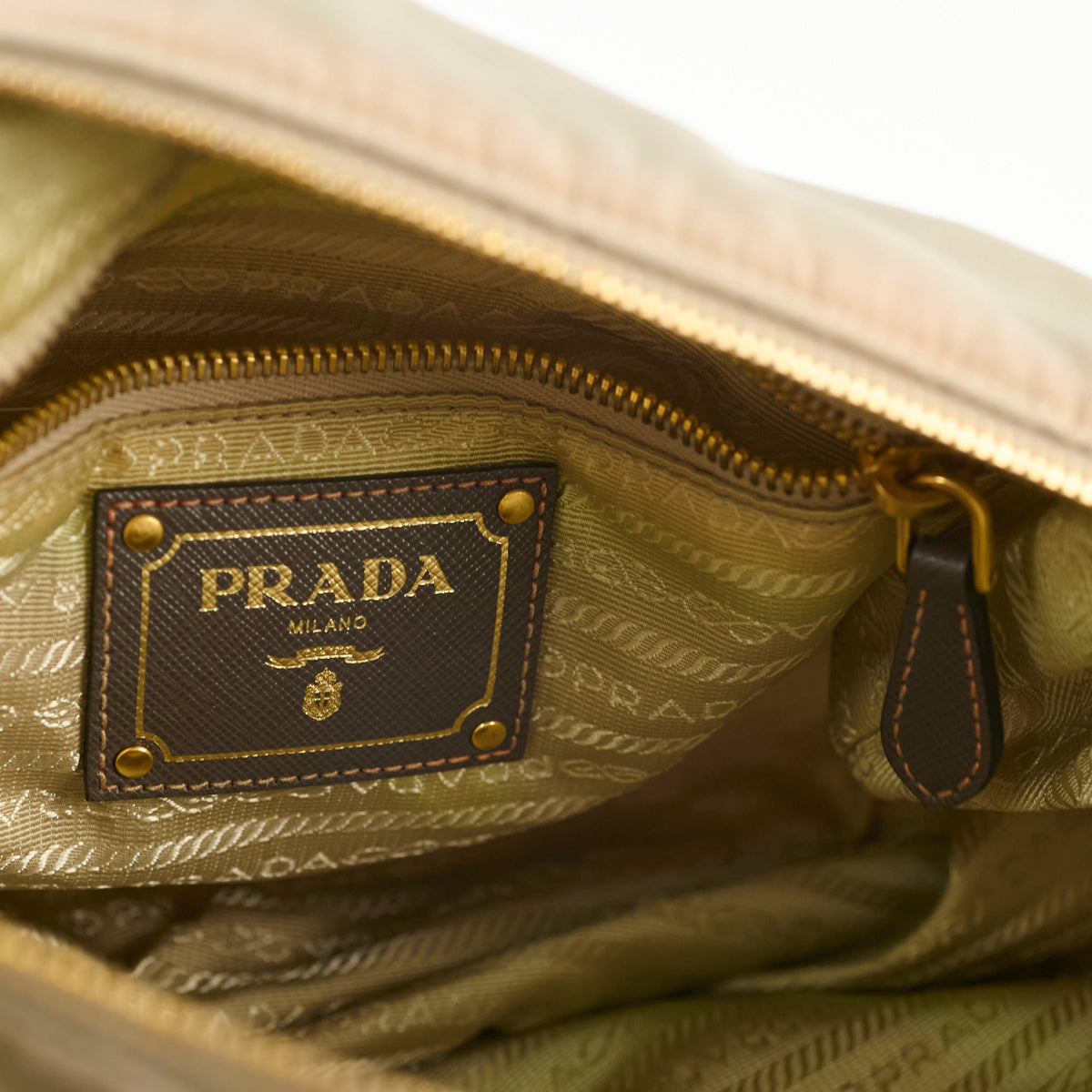 Prada Nylon Shoulder Bag Khaki Green - photo 6