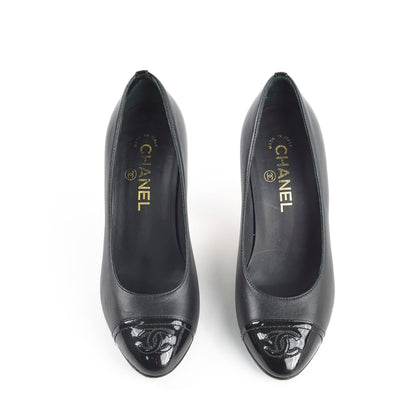Chanel Black Heels Size 36.5 - photo 2