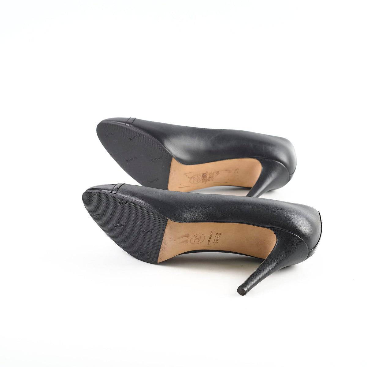 Chanel Black Heels Size 36.5 - photo 4