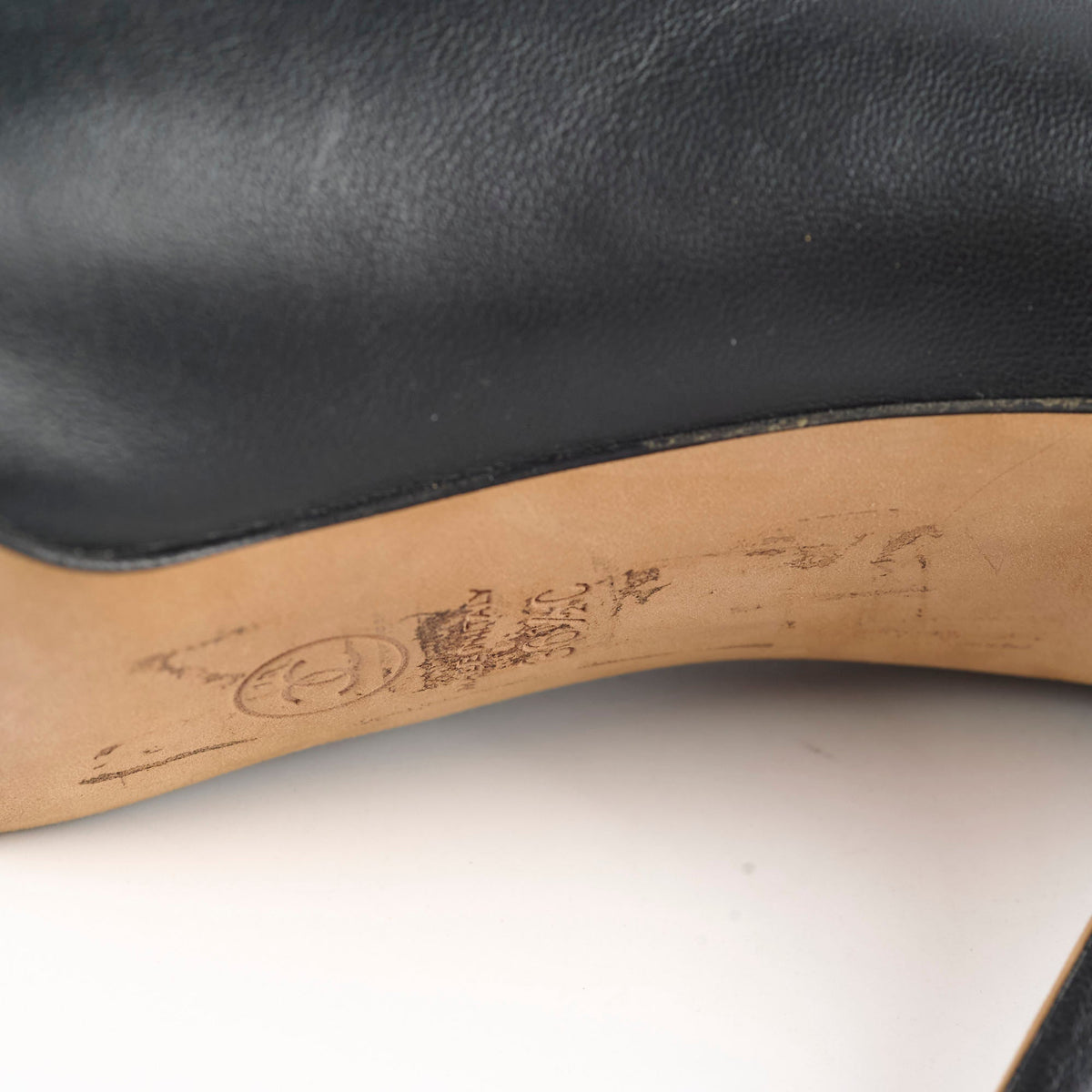 Chanel Black Heels Size 36.5 - photo 11