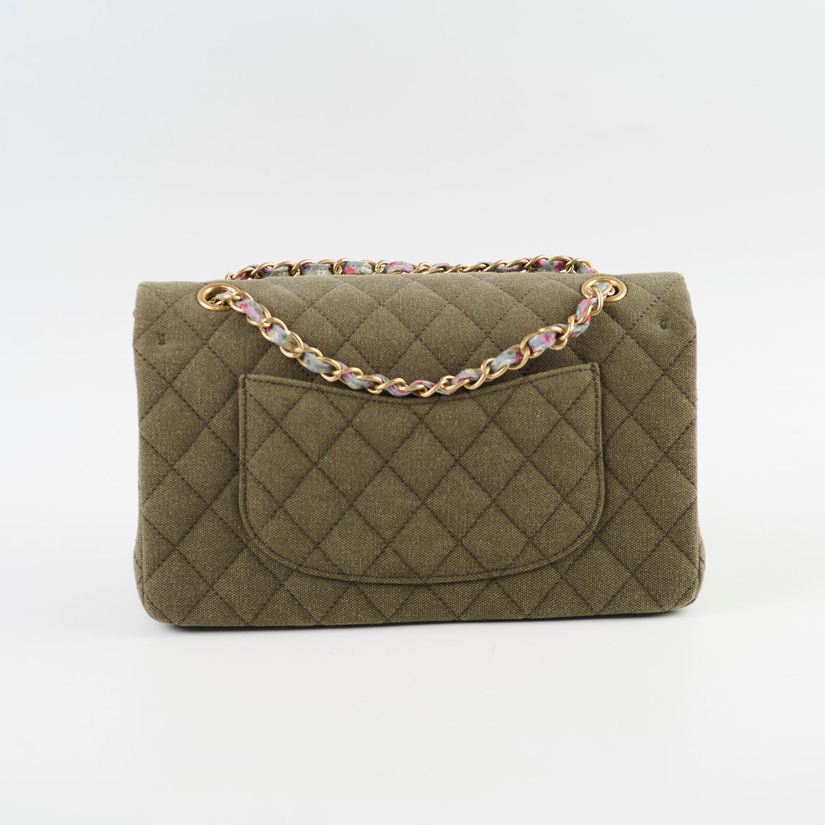 Chanel Medium M/L Classic Flap Khaki Denim - photo 2
