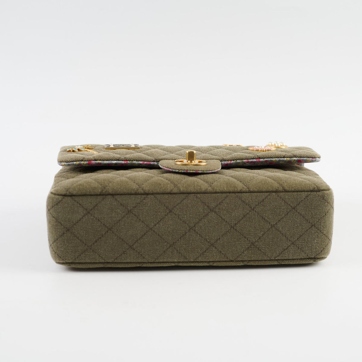 Chanel Medium M/L Classic Flap Khaki Denim - photo 4