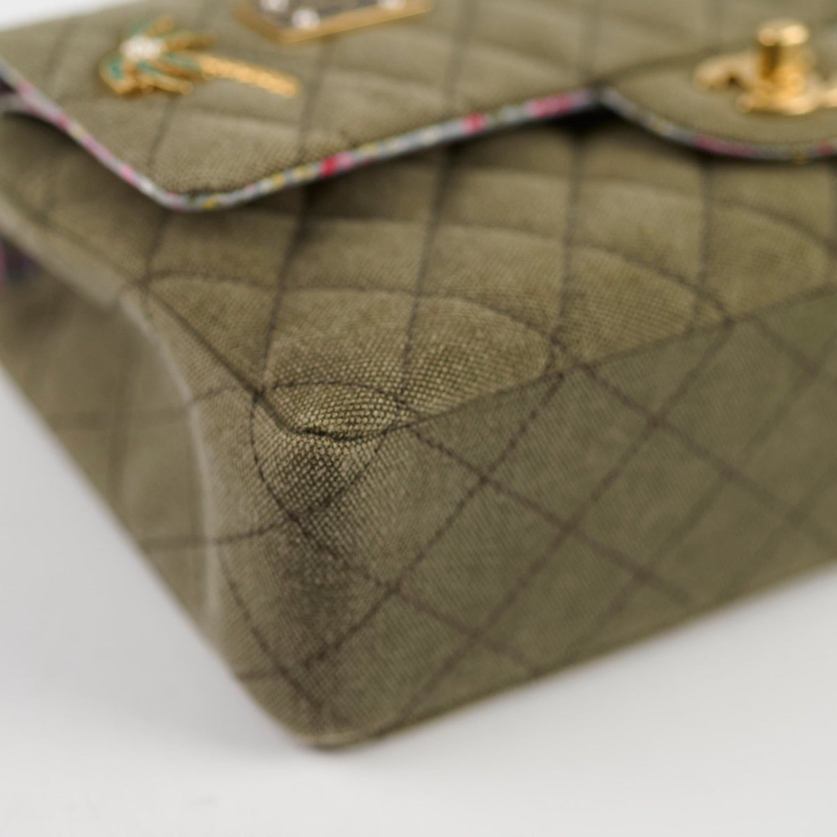 Chanel Medium M/L Classic Flap Khaki Denim - photo 18