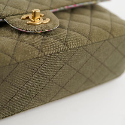 Chanel Medium M/L Classic Flap Khaki Denim - photo 17