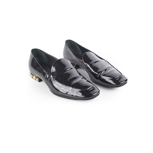 Louis Vuitton Patent Loafers Black - photo 1
