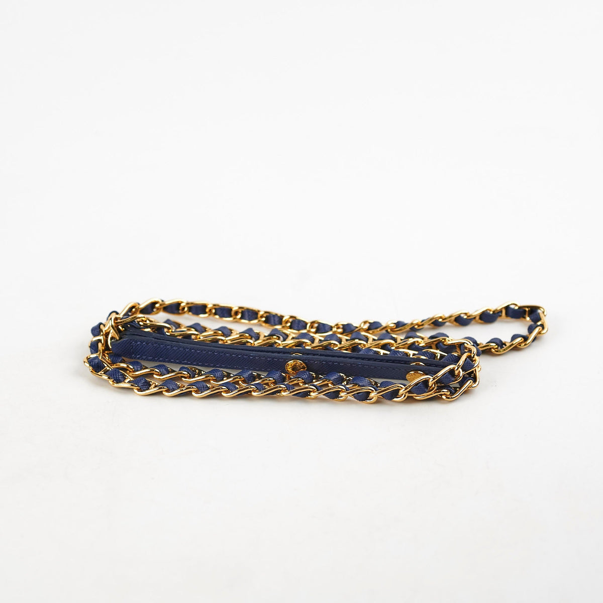 Prada Blue Wallet On Chain - photo 15